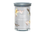 YANKEE CANDLE Smoked Vanilla & Cashmere svíčka 567g / 2 knoty (Signature tumbler velký )