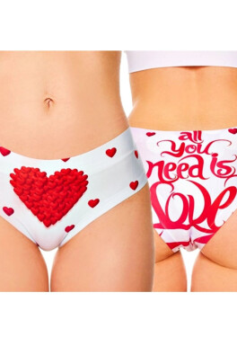 Dámské kalhotky Meméme LOVE ROMANTIC Hi-briefs Dle obrázku