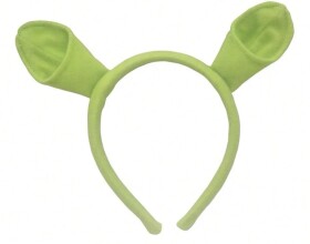 Zelené uši Shrek na čelence