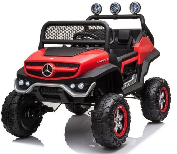 Mamido Dětské elektrické autíčko Mercedes-Benz Unimog S 4x4 červené