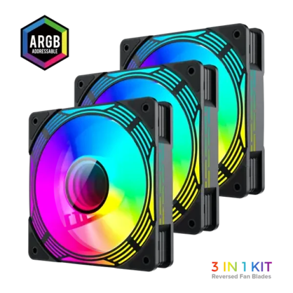 Gamemax KF300R černá / Ventilátor do PC skříně (KF300R BK)