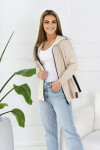 TINA BLOUSE béžová melanž L
