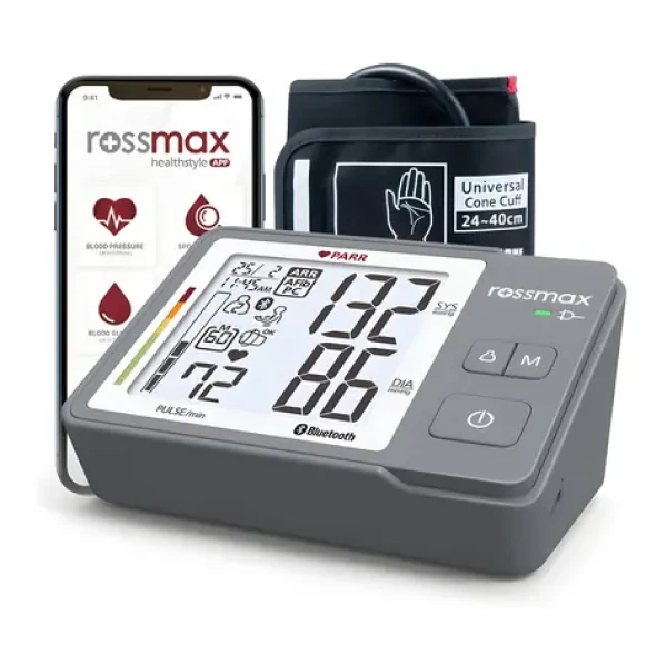Rossmax Z5 / Tlakoměr / Bluetooth / AFib detekce / USB-C nabíjení / manžeta 24–40 cm (4715139501903)