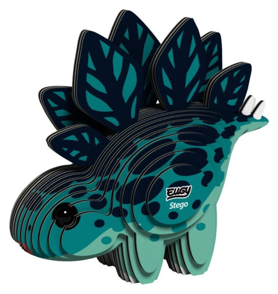 EUGY 3D kartonová skládačka - Stegosaurus
