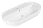GROHE - Essence Umyvadlo na desku, 80x40 cm, s přepadem, s otvorem pro baterii, alpská bílá 103571SH00