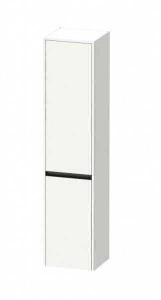 DURAVIT - Ketho.2 Vysoká skříňka 176x40x36 cm, 2 dvířka, panty vlevo, matná bílá K21329L18180000