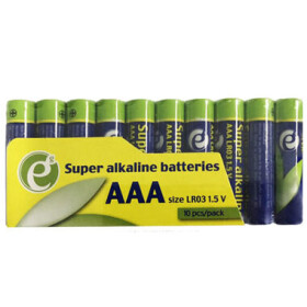 Gembird EG-BA-AAASA-01 Baterie AAA 10ks / 1.5V / alkalická (EG-BA-AAASA-01)