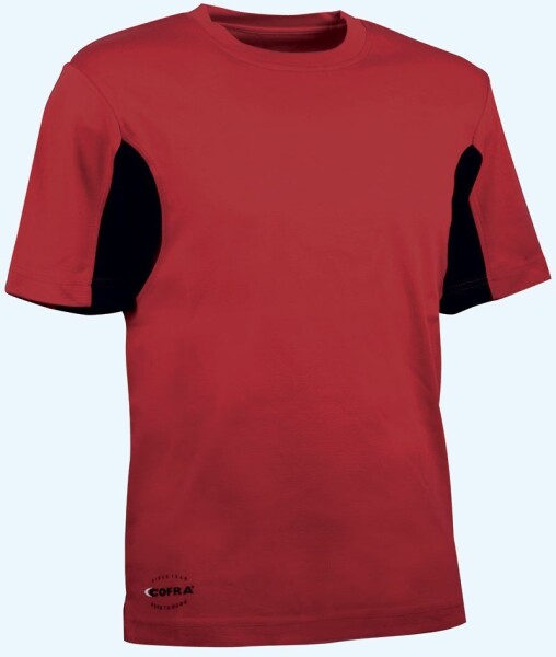 Pracovní tričko COFRA GUADALUPA Barva: Červená, Velikost: XL (CAGUADALUPA_01_XL)