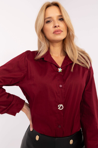 Košile s dlouhým rukávem model 204380 Italy Moda universal