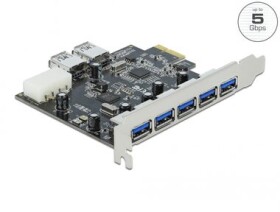 Delock PCI Express Karta - 5 x externí + 2 x interní USB 3.0 (89355)