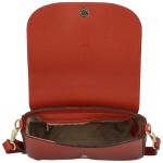 Luxusní dámská kožená crossbody Estrella, tmavě červená