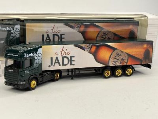 Pivní Scania 124L 420 - Jack's la bio Jade 1:87 H0 (A-99)