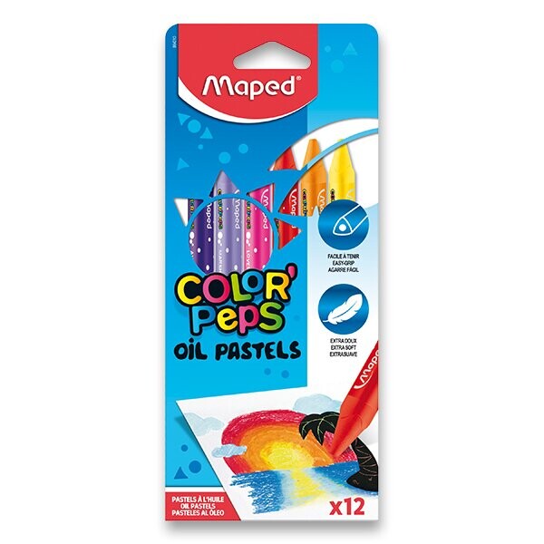 MAPED Olejové voskovky Color'Peps 12ks (24242)