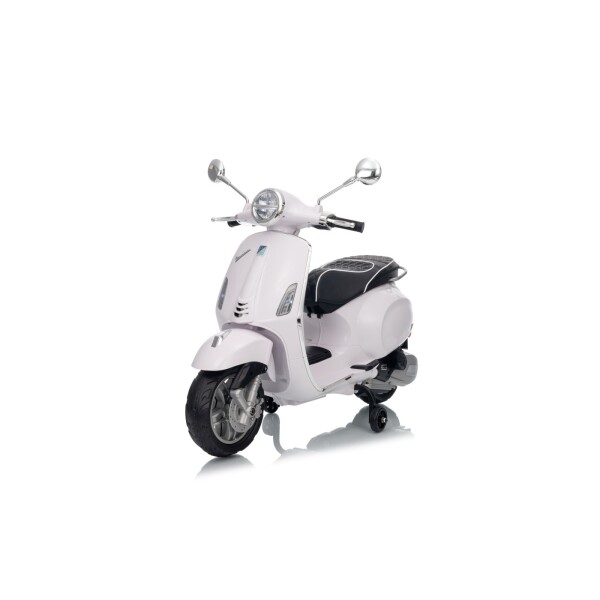 Mamido Dětský elektrický skútr Vespa ROMA bílý