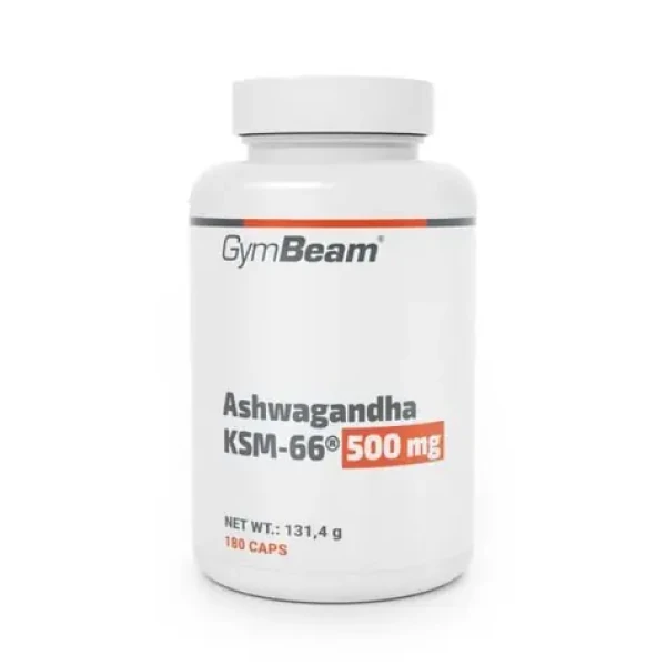 Ashwagandha KSM-66® 500mg - GymBeam (180 kaps.) (82462-2-180caps)