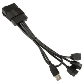 Lian Li USB Hub PW-U2TPAB USB 2.0 A - USB 2.0 9-pin 3x černá (PW-U2TPAB)
