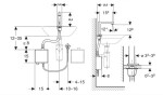 GEBERIT - Brenta Elektronický umyvadlový ventil, bateriové napájení, easy to clean, matná černá 116.174.14.1
