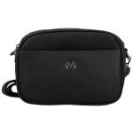 Trendy dámská koženková crossbody kabelka Karlita, černá