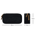 Školní batohový 3-dílný set BAAGL CORE - Uni černá (batoh, penál, sáček)