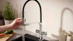 HANSGROHE - Talis Select M54 PowderSpray Dřezová baterie s flexibilním ramenem a sprškou, EcoSmart, chrom 72861000