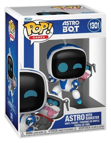 Funko POP Games: Astro Bot - Astro w/Barkster #1301