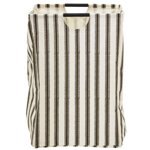 House Doctor Skládací koš na prádlo Vibes Light Brown, hnědá barva, textil