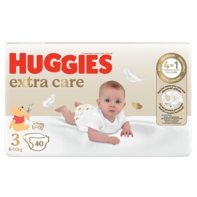 HUGGIES Extra Care 3, 6-10 kg, 40 ks