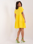 Žluté každodenní oversize šaty