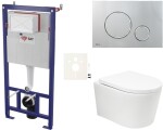 Závěsný WC set do lehkých stěn / předstěnová SAT BREVIS SIKOSSBRTOR71K SIKOSSBRTOR71K