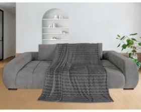 Deka Cashmere touch Nele 150x200 cm, šedá