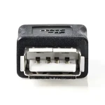 Nedis USB-A adaptér černá / Adaptér USB / USB-A - USB-A / USB 2.0 / 480 Mbps (CCGB60900BK)