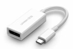 UGREEN Adaptér USB-C (M) - DisplayPort (F) 0.15m bílá (6957303843725)