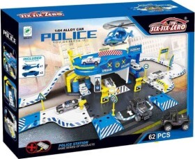 Policejní stanice – hrací set 62 ks - Alltoys
