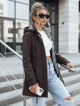 Dámská bunda parka s odepínací kapucí hnědá FashionStreet TY5392 S