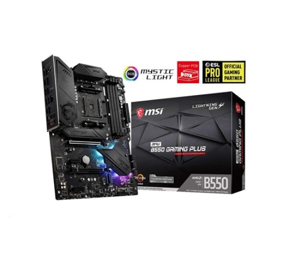 MSI MB Sc AM4 MPG B550 GAMING PLUS, AMD B550, 4xDDR4, VGA, ATX EDF_2647954