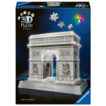 Puzzle 3D Iconics: Vítězný oblouk Noční edice
