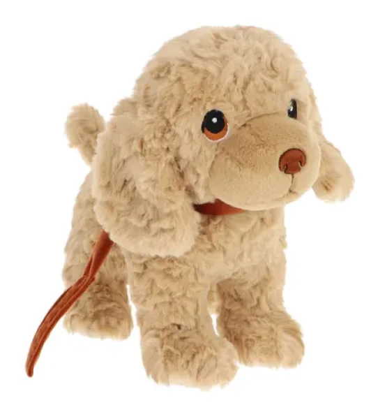 KEEL TOYS Keeleco Plyšový pes na vodítku Španěl