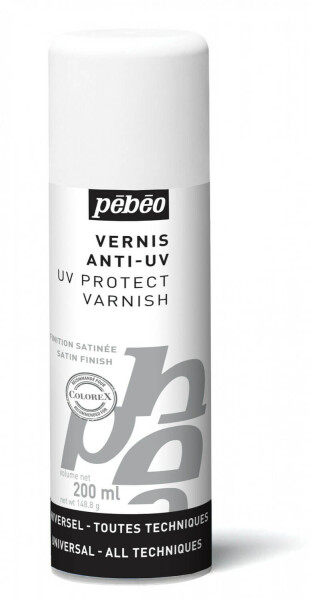 Pébéo Colorex Anti UV lak sprej 200 ml saténový
