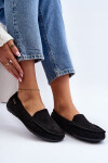 Dámské černé šněrovací mokasíny Rasirna 36