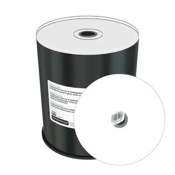 MediaRange Professional Line CD-R 700MB 52x spindl 100ks / thermo retransfer fullsurface printable (MRPL506-C)