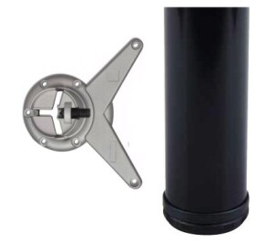 Incoll stolová noha černá 810x60 (24_GP00_082_54)