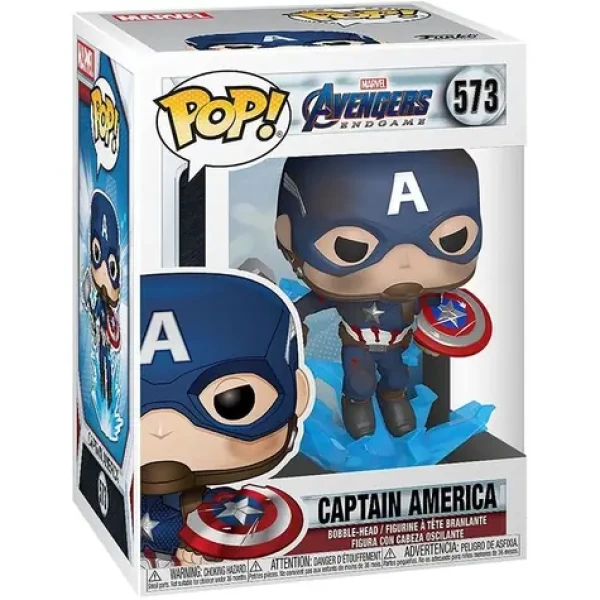 Funko POP! Captain America with Broken Shield and Mjölnir (Avengers Endgame)