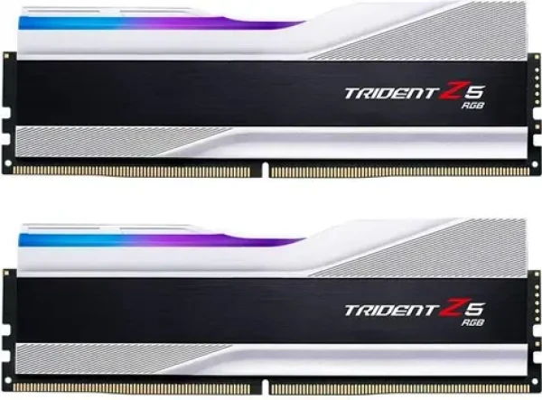 G.Skill Trident Z5 RGB Silver 32GB (2x16GB) 5600Mhz / DDR5 / PC5-44800 / CL36-36-36-89 / 1.2V / XMP 3.0 (F5-5600J3636C16GX2-TZ5RS)