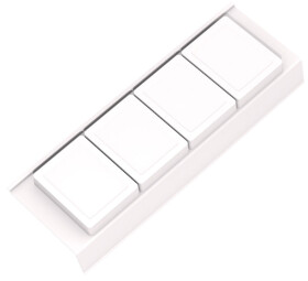 Gollinuci Koupelnový organizér bílý 422x146