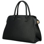 Módní dámská koženková kabelka do ruky Landony, černá