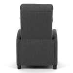 Polohovací křeslo, šedá, látka, TV-W3397 GREY2