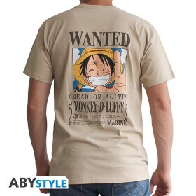 Tričko One Piece - Wanted Luffy XL