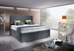 Boxspring Rialto Rozměr: 180 x 200 cm, Matrace: Aquaflex - tvrdost 2, Rošt: Rošt lamelový boční výklop