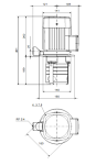 Čerpadlo GRUNDFOS MTH 2-6/6 A-W-A-AQQV 230/400V 50/60 (98992621)