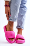 Dámské lehké pěnové pantofle na platformě Fuchsie Milton 37